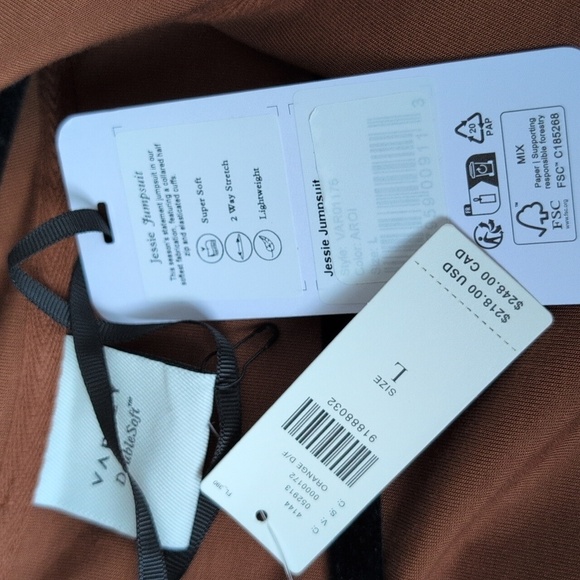 New Anthropologie Varley Jessie Jumpsuit - Picture 6 of 6